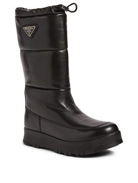 prada puffer boots|prada boots for women.